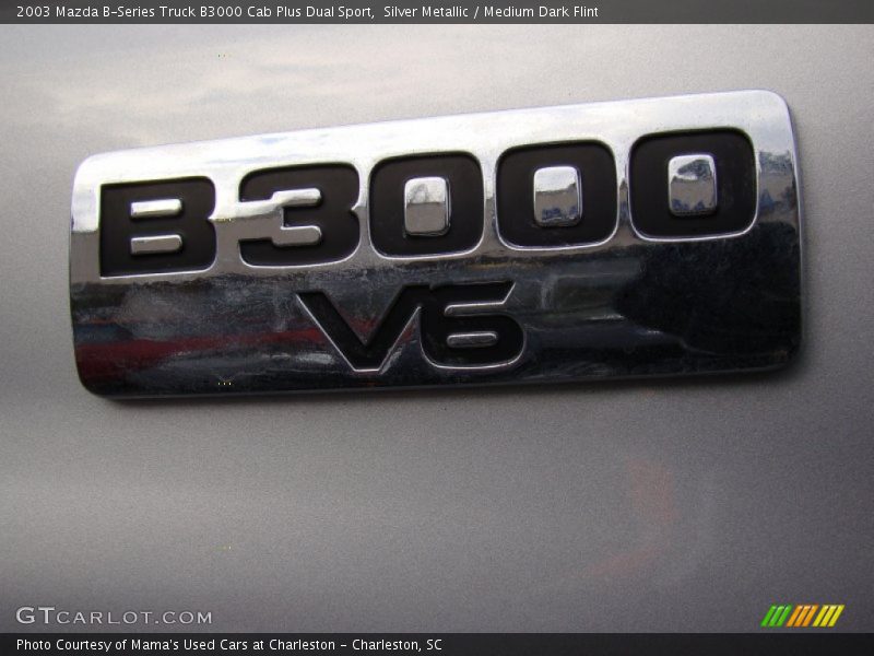 Silver Metallic / Medium Dark Flint 2003 Mazda B-Series Truck B3000 Cab Plus Dual Sport