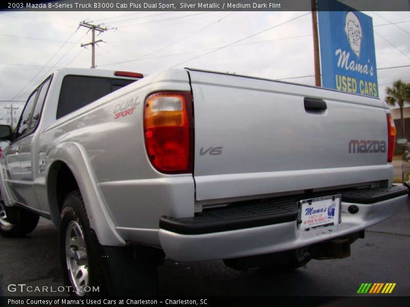 Silver Metallic / Medium Dark Flint 2003 Mazda B-Series Truck B3000 Cab Plus Dual Sport