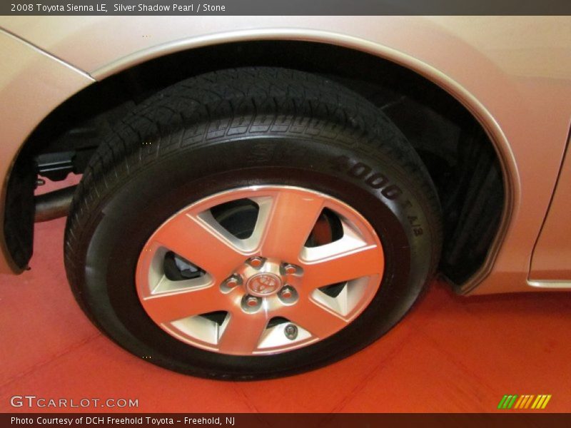 Silver Shadow Pearl / Stone 2008 Toyota Sienna LE