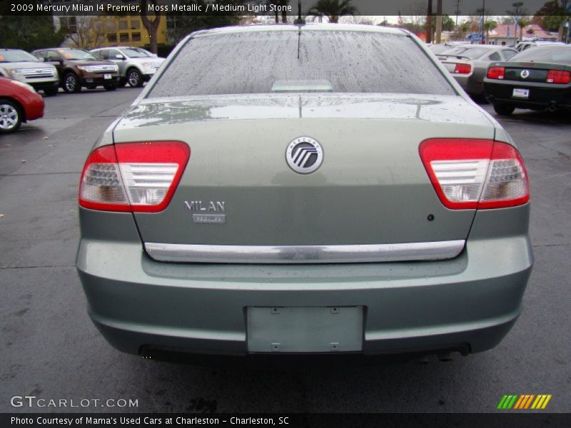 Moss Metallic / Medium Light Stone 2009 Mercury Milan I4 Premier