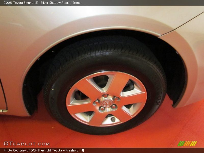 Silver Shadow Pearl / Stone 2008 Toyota Sienna LE