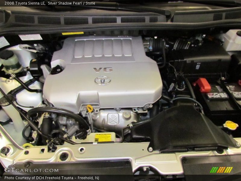 Silver Shadow Pearl / Stone 2008 Toyota Sienna LE