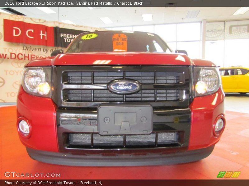 Sangria Red Metallic / Charcoal Black 2010 Ford Escape XLT Sport Package