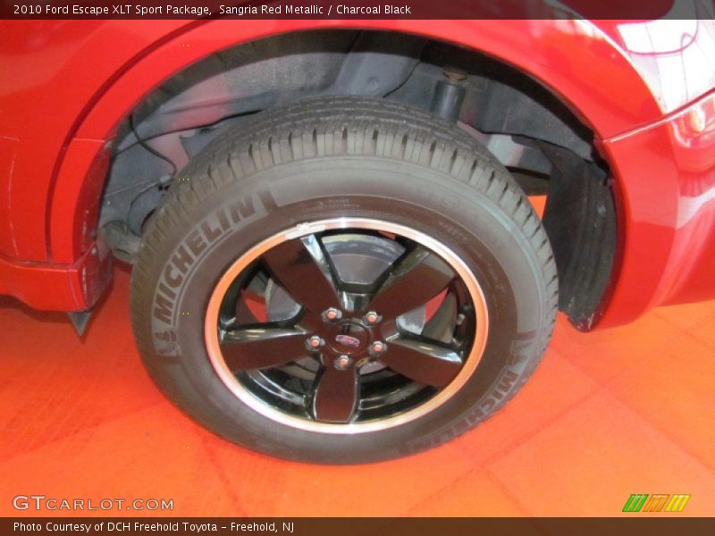 Sangria Red Metallic / Charcoal Black 2010 Ford Escape XLT Sport Package