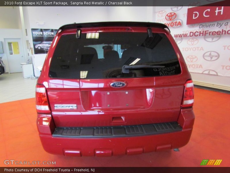 Sangria Red Metallic / Charcoal Black 2010 Ford Escape XLT Sport Package