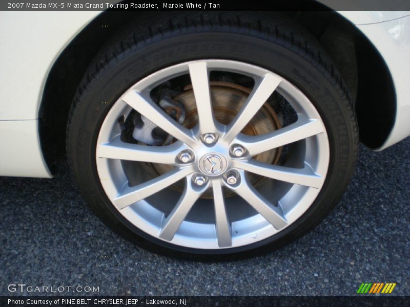 Marble White / Tan 2007 Mazda MX-5 Miata Grand Touring Roadster