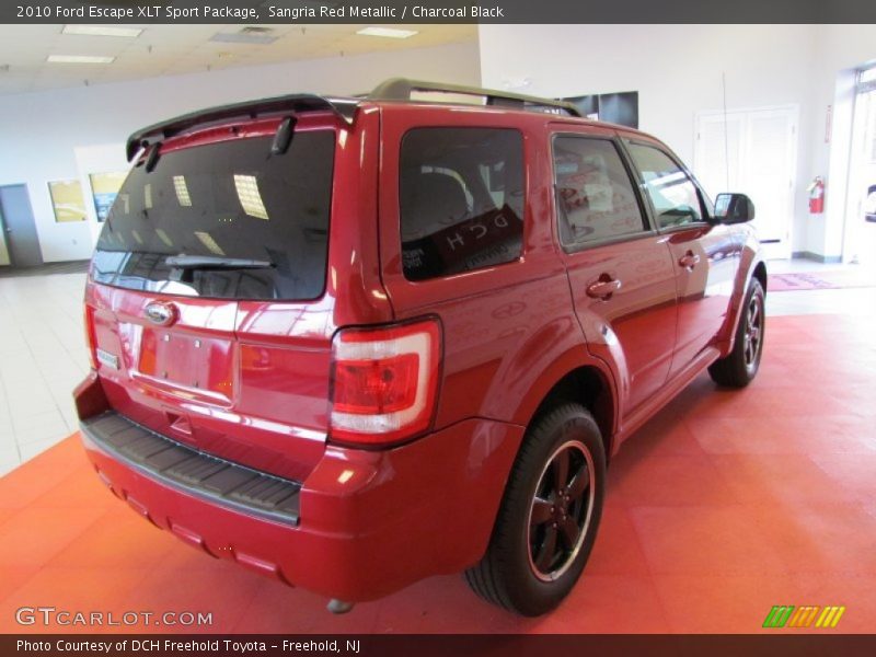 Sangria Red Metallic / Charcoal Black 2010 Ford Escape XLT Sport Package