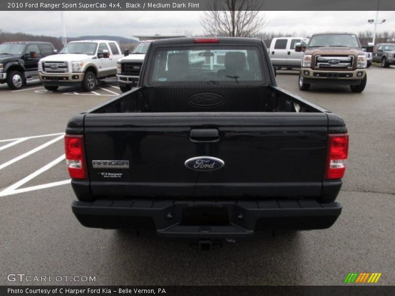 Black / Medium Dark Flint 2010 Ford Ranger Sport SuperCab 4x4