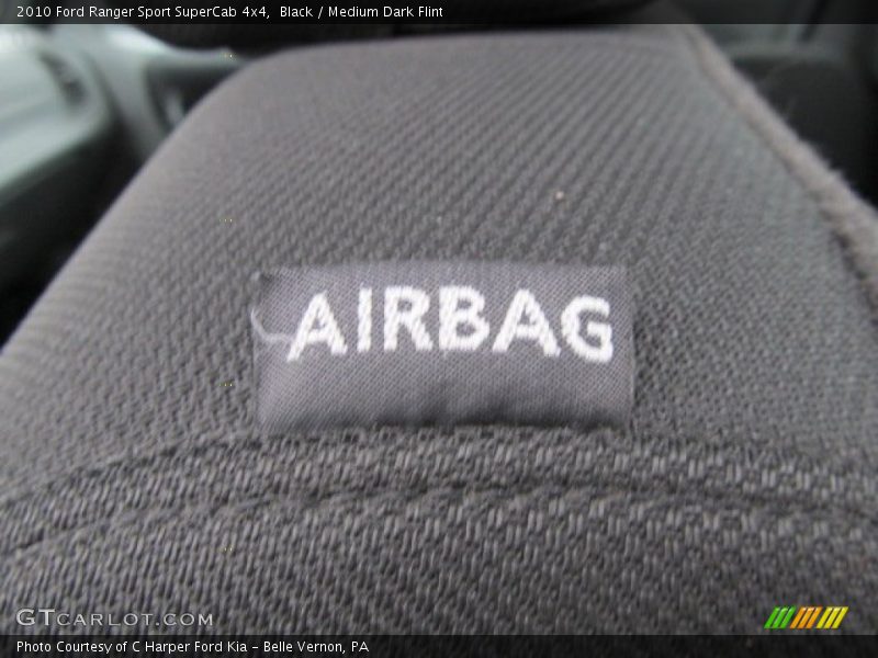 Black / Medium Dark Flint 2010 Ford Ranger Sport SuperCab 4x4