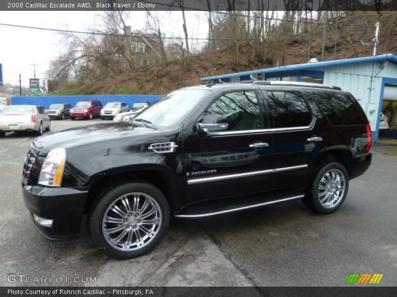 Black Raven / Ebony 2008 Cadillac Escalade AWD
