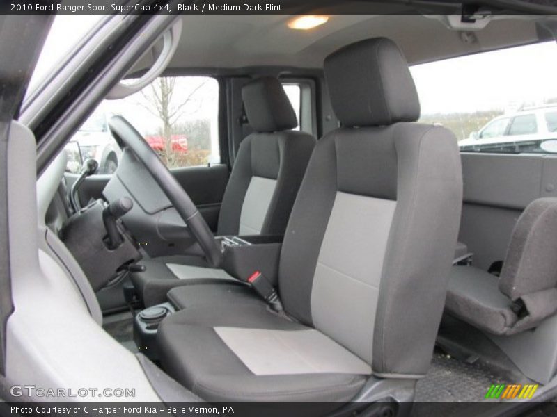 Black / Medium Dark Flint 2010 Ford Ranger Sport SuperCab 4x4
