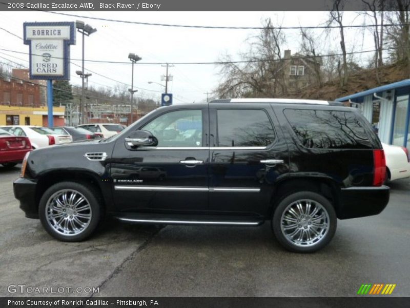 Black Raven / Ebony 2008 Cadillac Escalade AWD