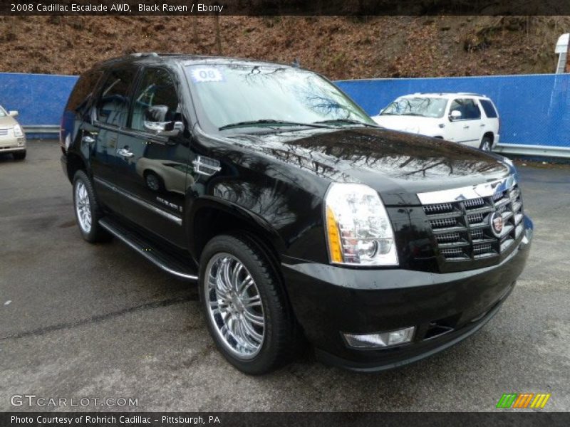 Black Raven / Ebony 2008 Cadillac Escalade AWD