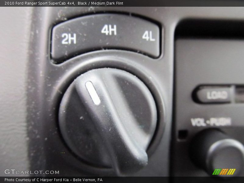 Black / Medium Dark Flint 2010 Ford Ranger Sport SuperCab 4x4