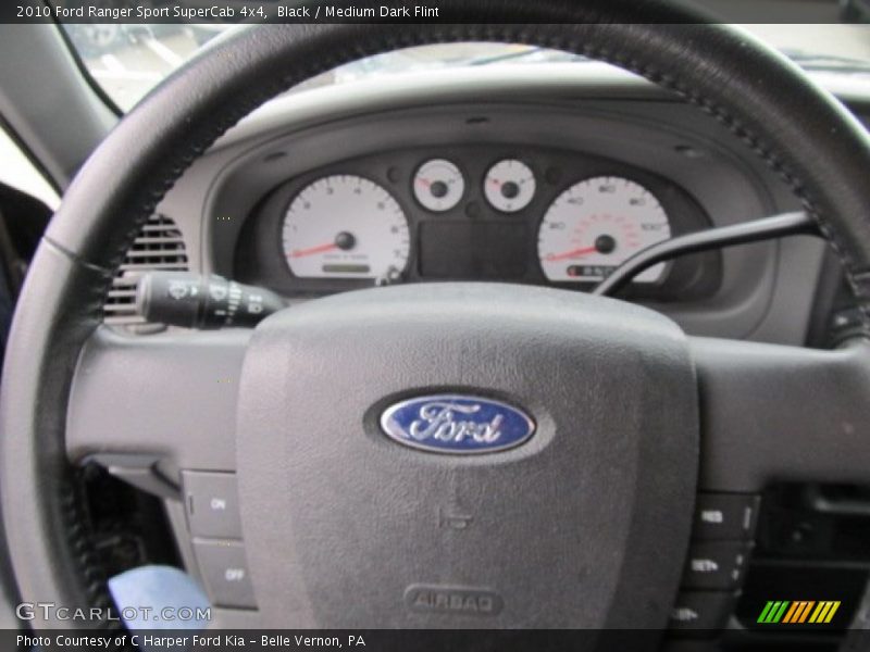Black / Medium Dark Flint 2010 Ford Ranger Sport SuperCab 4x4