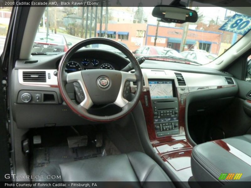 Black Raven / Ebony 2008 Cadillac Escalade AWD