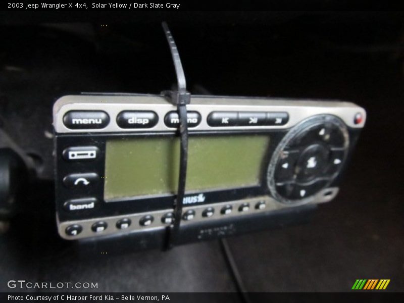 Solar Yellow / Dark Slate Gray 2003 Jeep Wrangler X 4x4