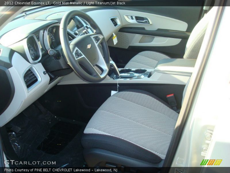 Gold Mist Metallic / Light Titanium/Jet Black 2012 Chevrolet Equinox LT