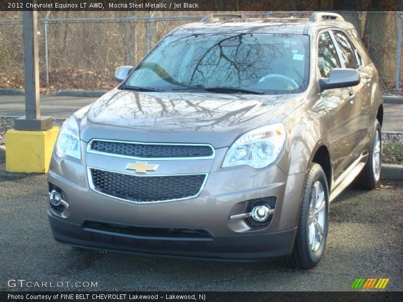 Mocha Steel Metallic / Jet Black 2012 Chevrolet Equinox LT AWD