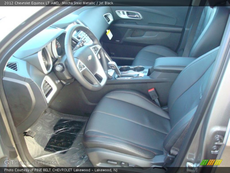 Mocha Steel Metallic / Jet Black 2012 Chevrolet Equinox LT AWD
