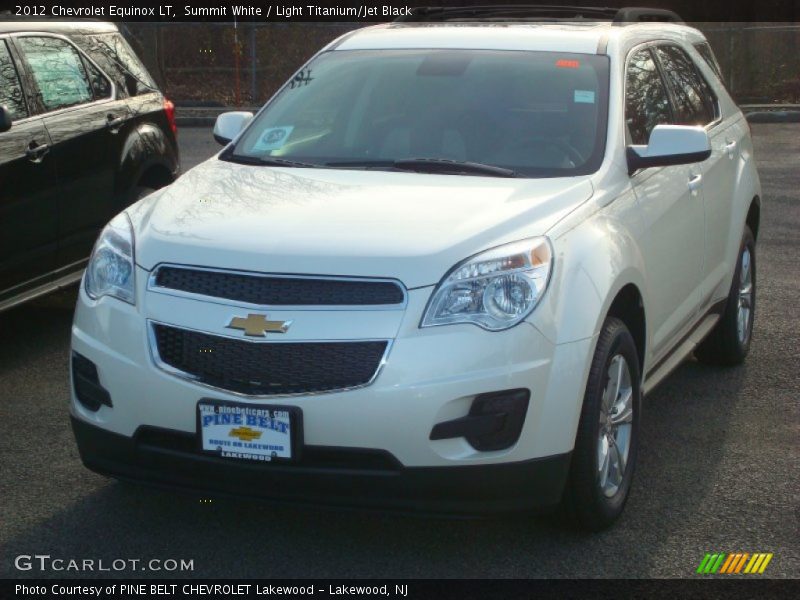 Summit White / Light Titanium/Jet Black 2012 Chevrolet Equinox LT