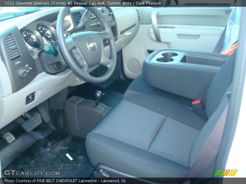 Summit White / Dark Titanium 2012 Chevrolet Silverado 3500HD WT Regular Cab 4x4