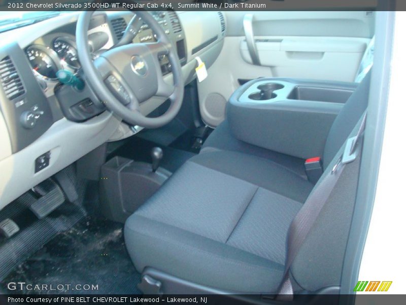Summit White / Dark Titanium 2012 Chevrolet Silverado 3500HD WT Regular Cab 4x4
