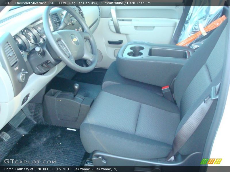 Summit White / Dark Titanium 2012 Chevrolet Silverado 3500HD WT Regular Cab 4x4