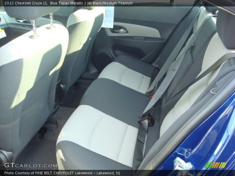 Blue Topaz Metallic / Jet Black/Medium Titanium 2012 Chevrolet Cruze LS