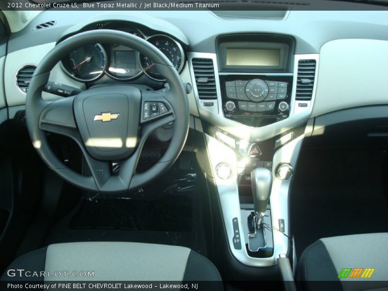 Blue Topaz Metallic / Jet Black/Medium Titanium 2012 Chevrolet Cruze LS