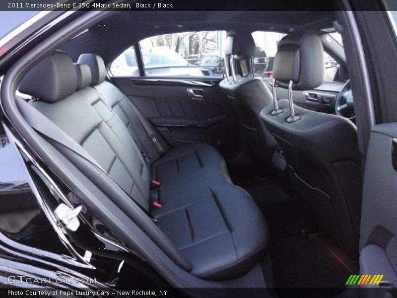 Black / Black 2011 Mercedes-Benz E 350 4Matic Sedan
