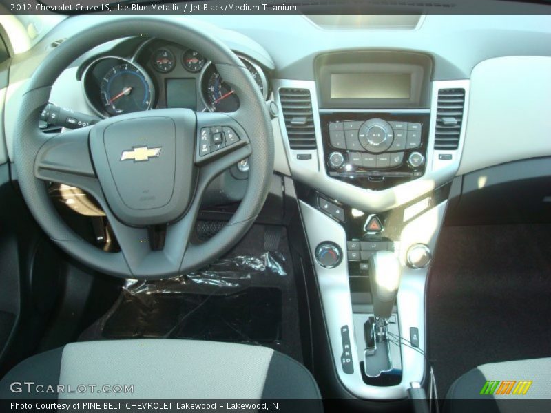 Ice Blue Metallic / Jet Black/Medium Titanium 2012 Chevrolet Cruze LS