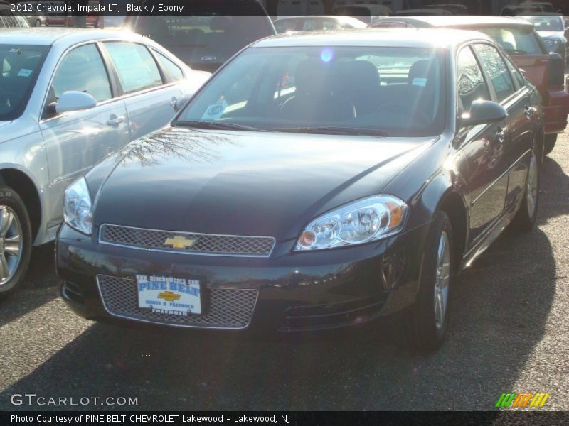 Black / Ebony 2012 Chevrolet Impala LT