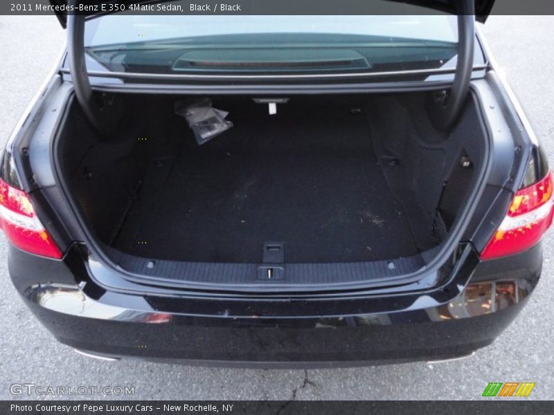 Black / Black 2011 Mercedes-Benz E 350 4Matic Sedan