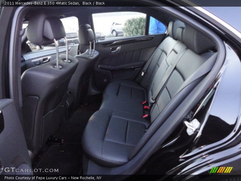 Black / Black 2011 Mercedes-Benz E 350 4Matic Sedan