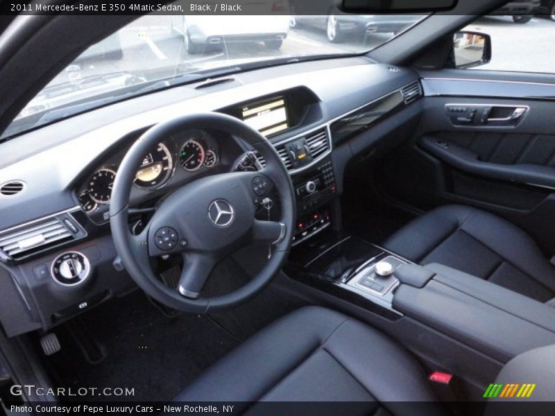 Black / Black 2011 Mercedes-Benz E 350 4Matic Sedan