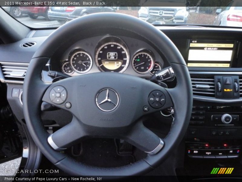 Black / Black 2011 Mercedes-Benz E 350 4Matic Sedan