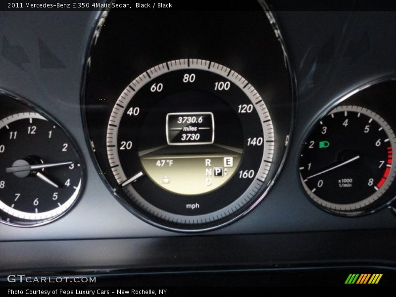 Black / Black 2011 Mercedes-Benz E 350 4Matic Sedan