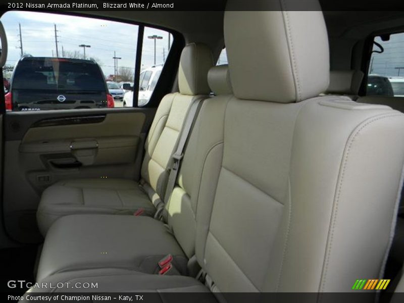 Blizzard White / Almond 2012 Nissan Armada Platinum