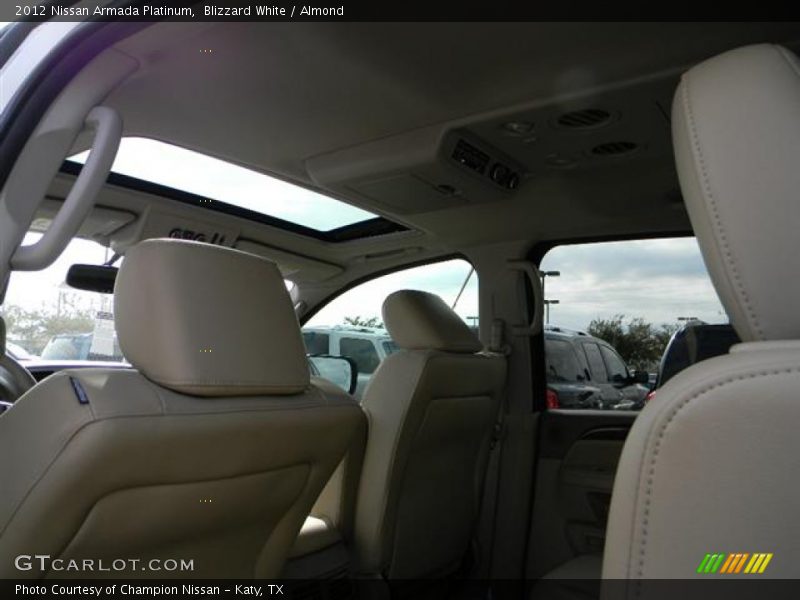 Blizzard White / Almond 2012 Nissan Armada Platinum
