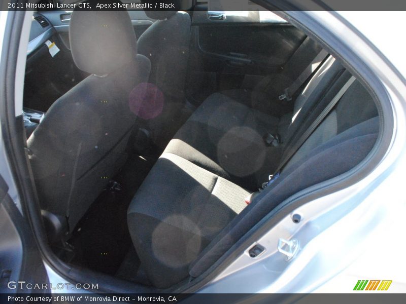 Apex Silver Metallic / Black 2011 Mitsubishi Lancer GTS