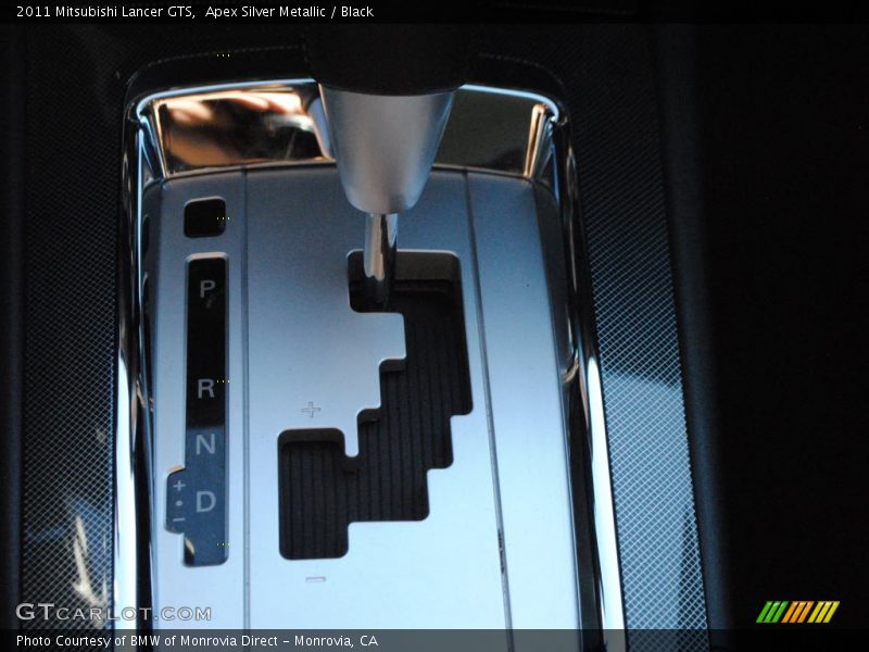 Apex Silver Metallic / Black 2011 Mitsubishi Lancer GTS