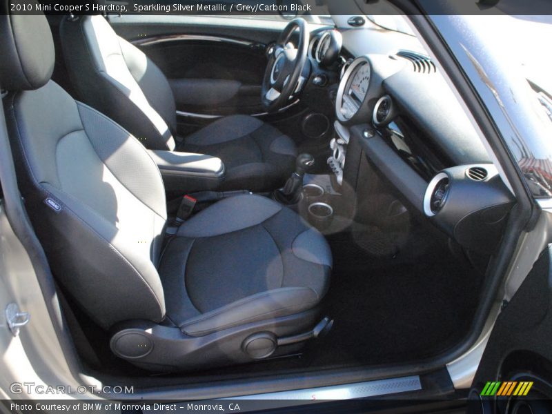 Sparkling Silver Metallic / Grey/Carbon Black 2010 Mini Cooper S Hardtop