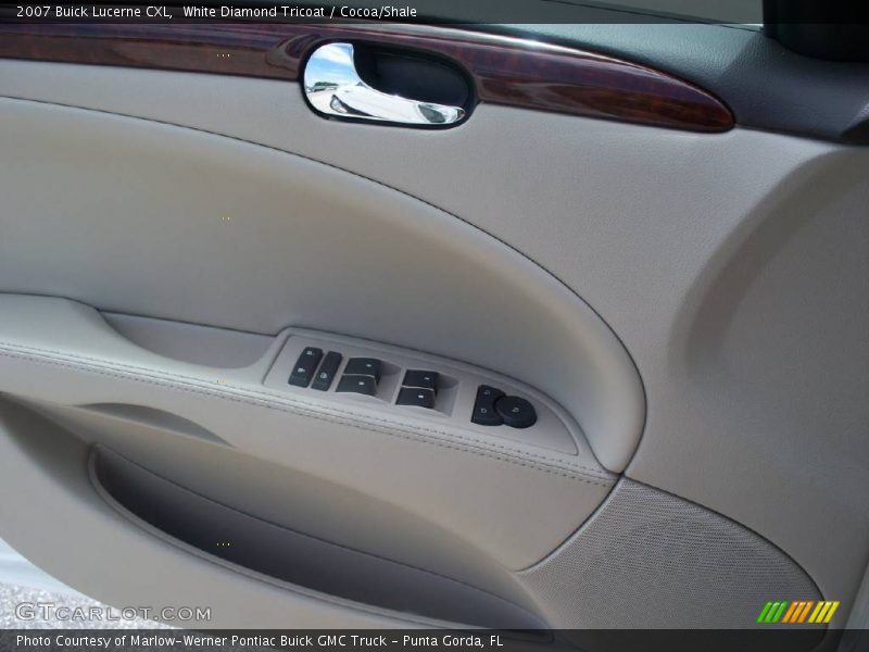 White Diamond Tricoat / Cocoa/Shale 2007 Buick Lucerne CXL