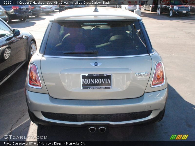 Sparkling Silver Metallic / Grey/Carbon Black 2010 Mini Cooper S Hardtop