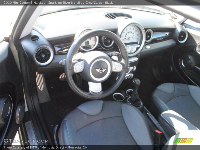Sparkling Silver Metallic / Grey/Carbon Black 2010 Mini Cooper S Hardtop