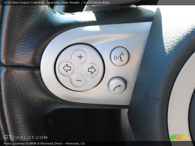 Sparkling Silver Metallic / Grey/Carbon Black 2010 Mini Cooper S Hardtop