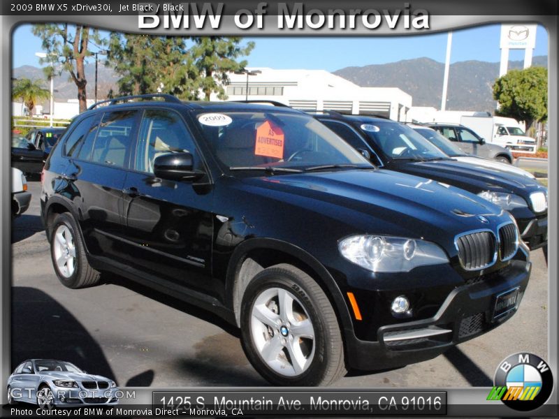 Jet Black / Black 2009 BMW X5 xDrive30i
