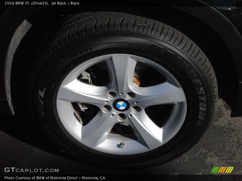 Jet Black / Black 2009 BMW X5 xDrive30i
