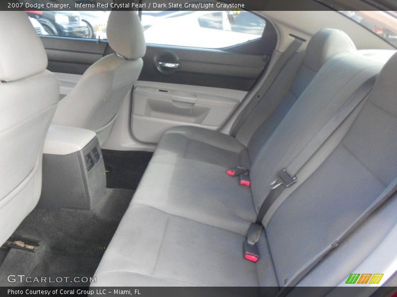 Inferno Red Crystal Pearl / Dark Slate Gray/Light Graystone 2007 Dodge Charger